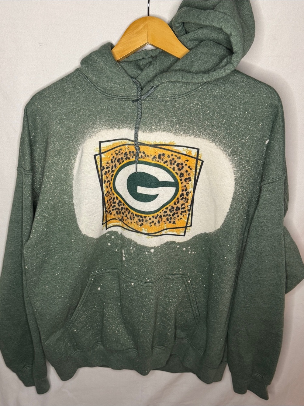 GreenBay Team Logo Pullover Hoodie - Green